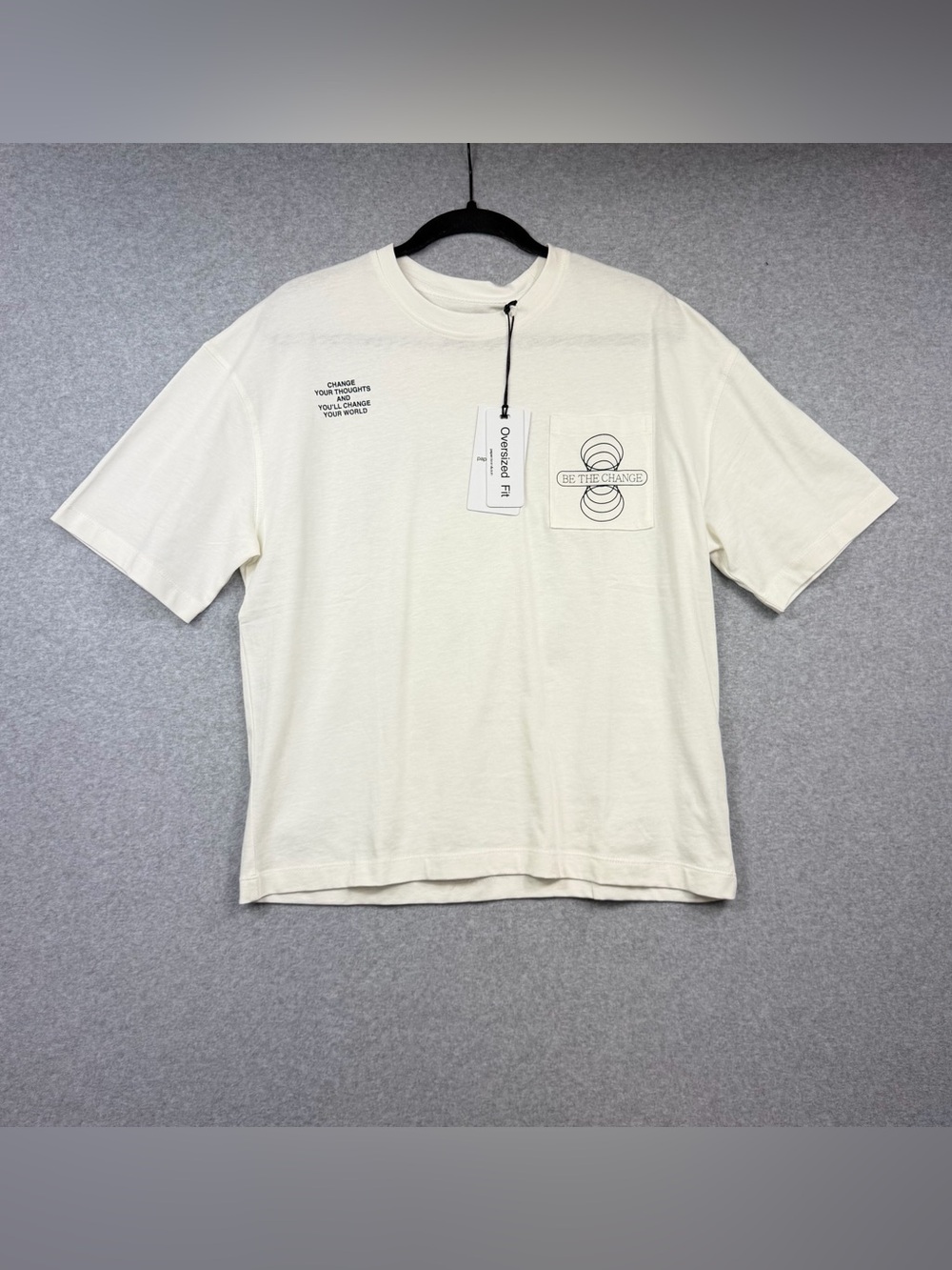 Paper Denim & Cloth Be The Change Oversized Fit Graphic Pocket T-shirt Men’s Sml